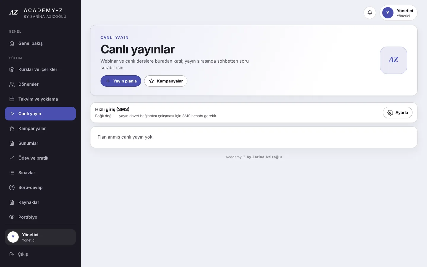 Canlı yayın